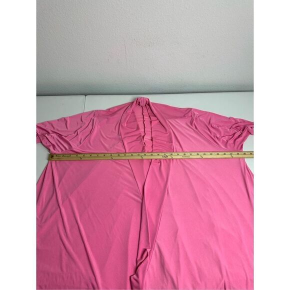 Canari Pink Bohemian Women’s Open Front Cardigan Tunic Size 3XL Made in USA - Picture 8 of 10